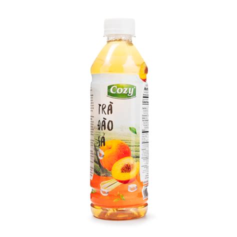 Get Cozy Peach Lemongrass Tea Bottle Delivered Weee Asian Market