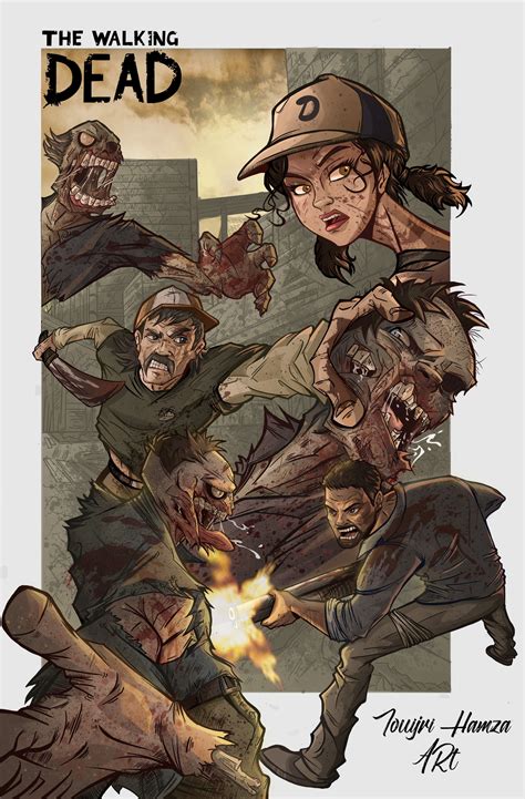 Amazing Concept Comic Art For The Walking Dead Game Thewalkingdeadgame