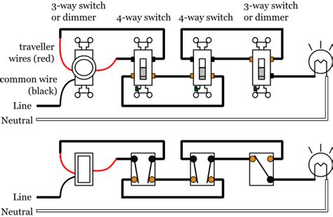 Wiring Diagram For A 4 Way Dimmer Switch Backup Gambar