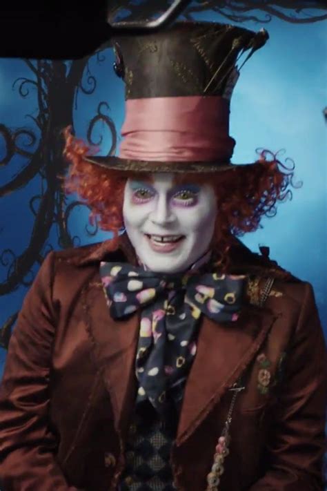 Johnny Depp Suprises Guests At Disneyland While Dressed Up As The Mad Hatter Alice In Wonderland