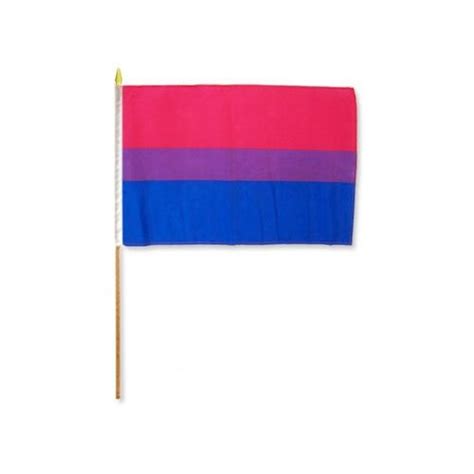 bisexual pride 30x45 cm on stick qx shop