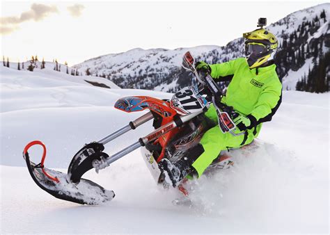 Entry level snow bike for 110 cc bikes. Snow Bikes: Manufacturers Try to Meet Rising Consumer ...