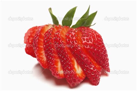 Sliced Strawberry — Stock Photo © Londondeposit 21822843