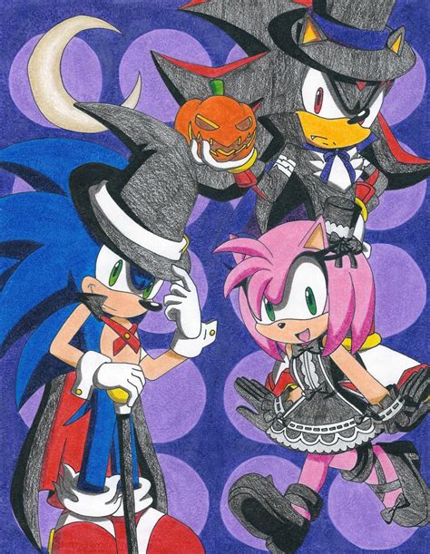 Halloween 2018 Sonic Amy And Shadow By Redfire199 S On Deviantart