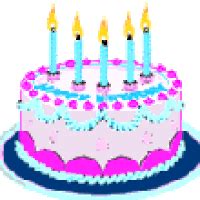 Pixel happy birthday image of a cake with burning candles. Birthday cake transparent birthday GIF on GIFER - by Cerdred