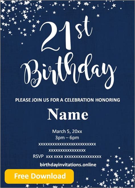 printable st birthday invitations templates party invitati