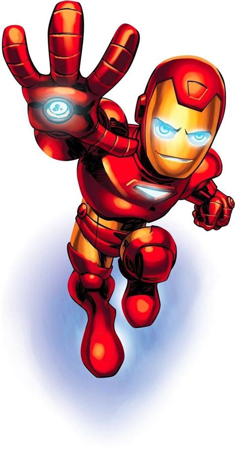 Cartoon Character Superhero Squad Iron Man Marvel Super Hero Squad