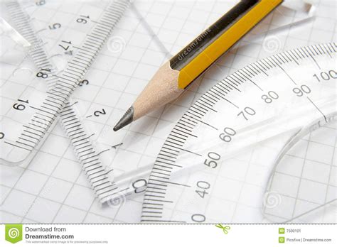 Pencil Math 1 Stock Image Image Of Education Graduated