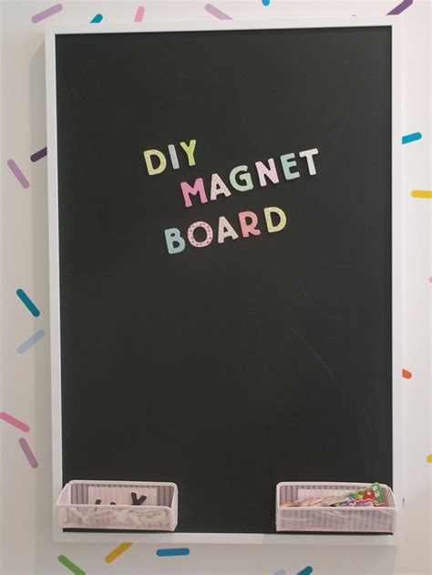 Diy Magnetic Chalkboards Magnetic Chalkboard Chalkboard Wall Diy