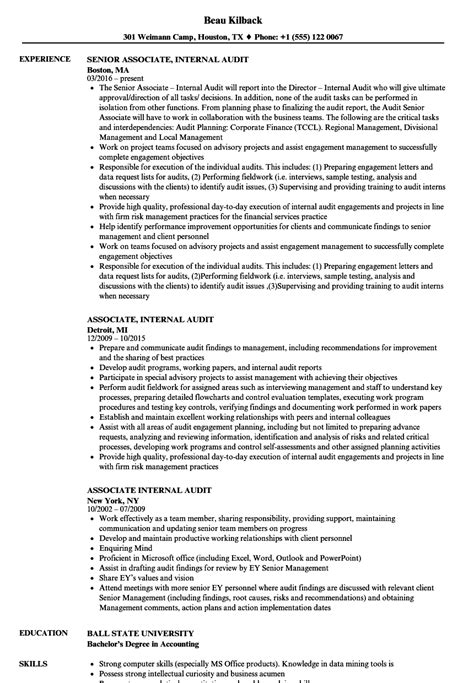 Auditing resume examples resume professional writers. Associate, Internal Audit Resume Samples | Velvet Jobs