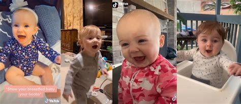 Las Adorables Reacciones De Alegría De Los Bebés Que Son Amamantados Al