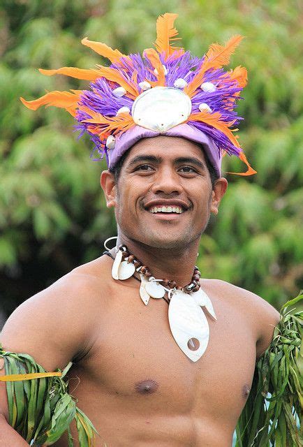 Handsome Polynesian Dancer Polynesian People Polynesian Men