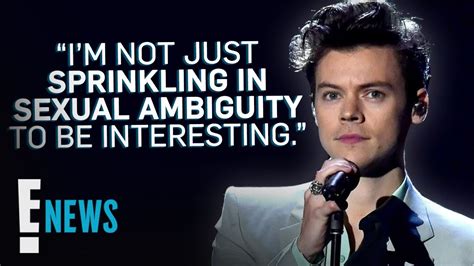 Harry Styles Gives Refreshingly Honest Answer About His Sexuality E News Youtube