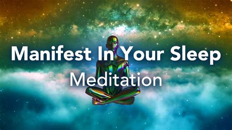 Guided Sleep Meditation Manifest In Your Sleep Spoken Meditation With Sleep Music And