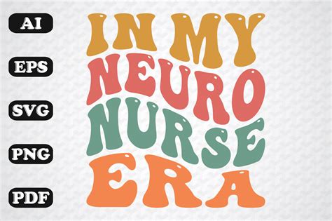In My Neuro Nurse Era Wavy Svg Graphic By Sujon1638 · Creative Fabrica