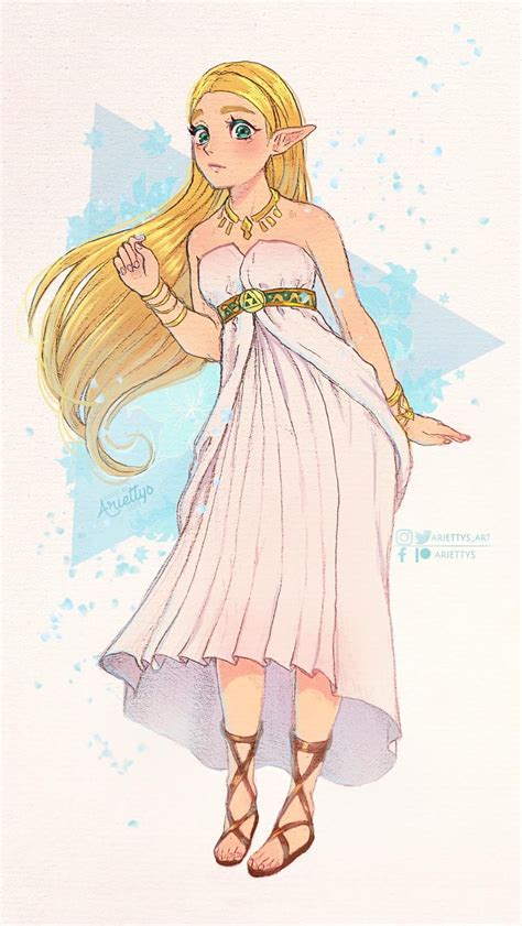 Princess Zelda BOTW Official Art