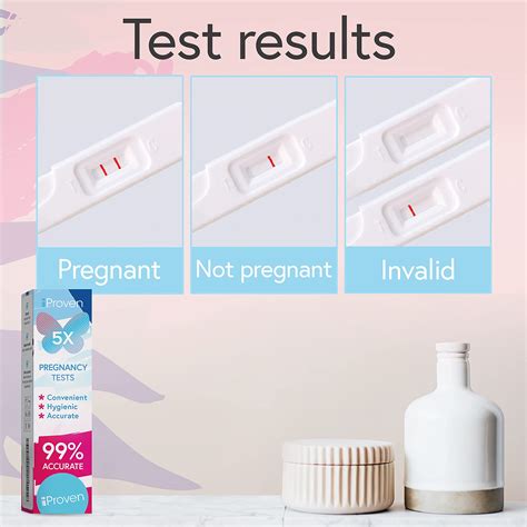 Iproven Pregnancy Tests With One Step Rapid Detection And Result 5 Count