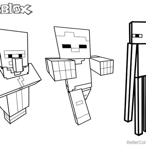 Roblox Minecraft Coloring Pages House and Farm Animal - Free Printable