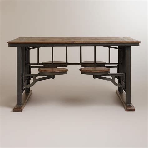 Kitchen & dining room furniture by ashley homestore. Kitchen-table : Kitchen Table With Attached Stools ...