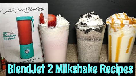 Blendjet 2 Next Gen Blending Milkshake Recipes Part 1 Blender Recipes