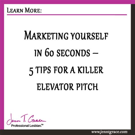 3041 job pitch video made by muhammad abdullah (a157083) from the national university of malaysia for the module effective job search set 14. Marketing yourself in 60 seconds - 5 steps to a killer ...