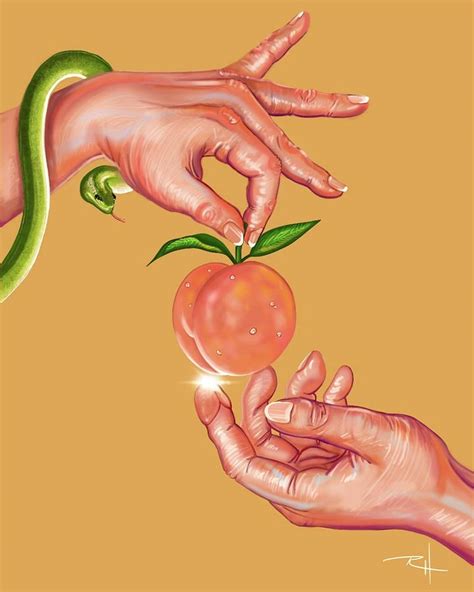 Forbidden Fruit Digital Art By Riley Hannon Fine Art America