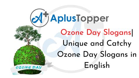 Ozone Day Slogans Unique And Catchy Ozone Day Slogans In English