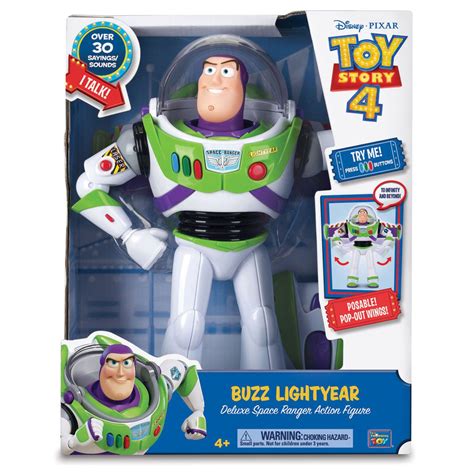Toy Story 4 Deluxe Talking Buzz Lightyear Toyworld