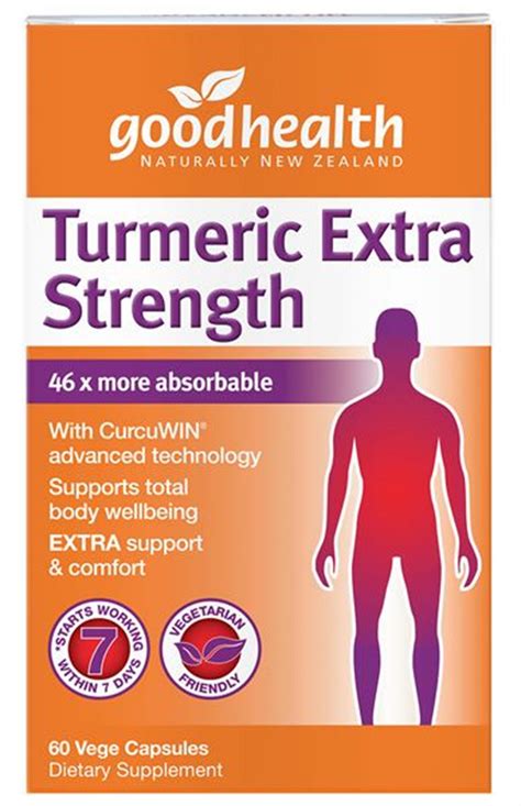 Good Health Turmeric Extra Strength Capsules Alexandra Pharmacy