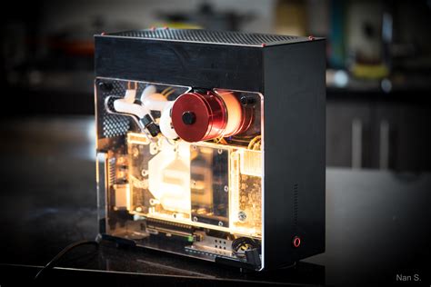 Watercooled Mini Itx In The Case I Designed Watercooling