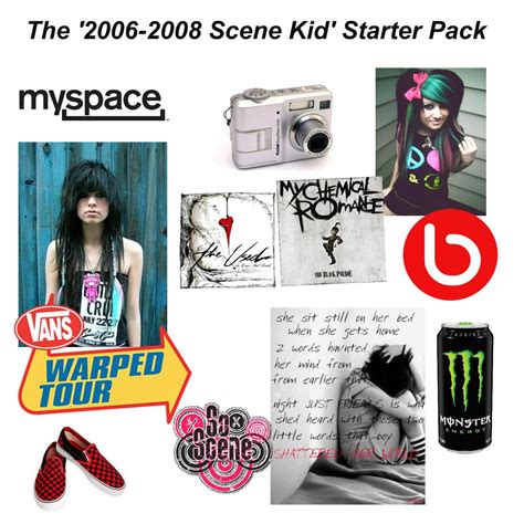 The 2006 2008 Scene Kid Starter Pack Starterpacks