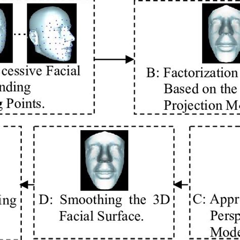 3d facial reconstruction results obtained from three image sequences by download scientific