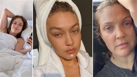 29 Celebs Without Makeup Natural Celebrity Instagram Posts