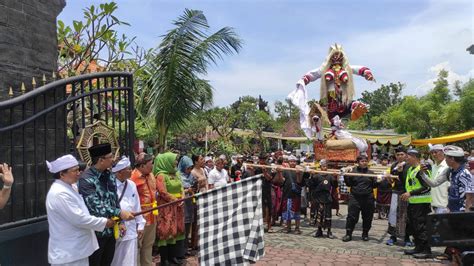 Jelang Nyepi Umat Hindu Di Sidoarjo Gelar Upacara Tawur Agung Kesanga