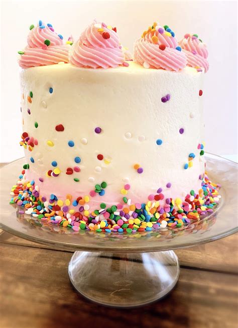 Vanilla Confetti Cake Tortas Tartas Reposteria