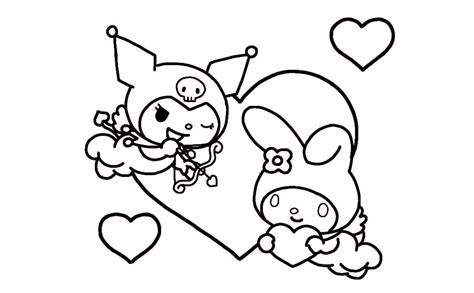 Anime Gallery Sanrio Coloring Pages Pngmoon