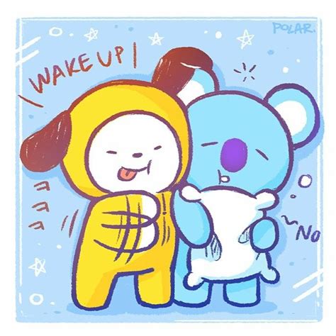 Chimmy Koya Bt21 Bts Fanart Fan Art Kpop Fanart