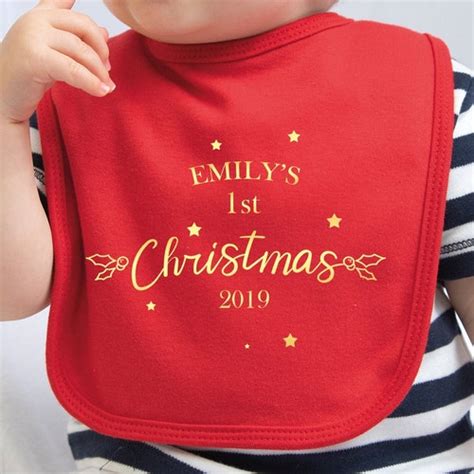 First Christmas First Christmas Baby Outfit Personalised Etsy