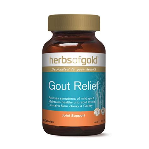 Herbs Of Gold Gout Relief 60c Herbal Supplements Gout Relief