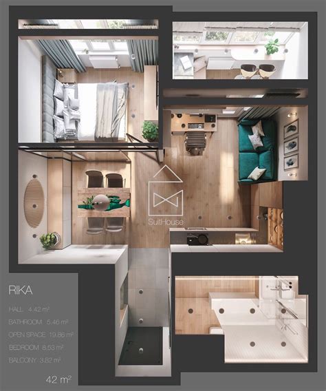 Small Apartment Plans Apartment Floor Plans Apartment Layout