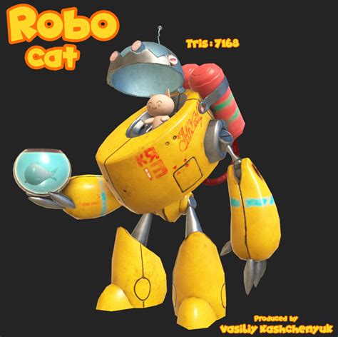 Artstation Robocat Vasiliy Kashchenyuk