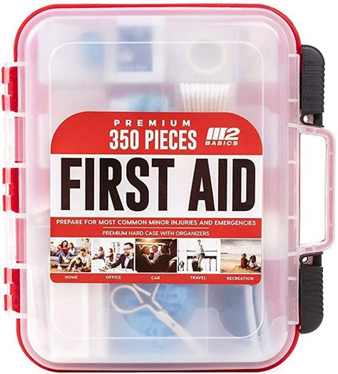 M2 Basics 350 Piece Professional First Aid Kit Mountable