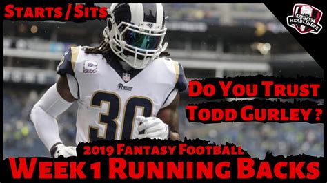 Here are our picks for the best 10 on the internet. 2019 Fantasy Football Advice - Week 1 Running Backs ...