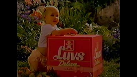 1988 Luvs Deluxe Diapers Commercial Youtube