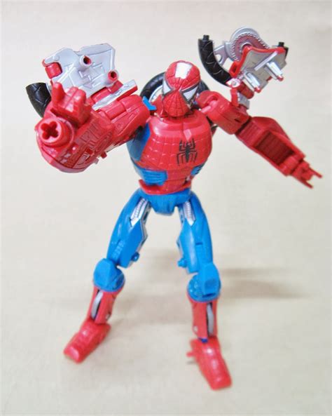 Marvel Transformers Crossover Spider Man Robotfeatoptimus Prime奇蹟