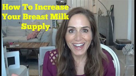 Breast milk is considered to be the most important source of nutrition for babies before they can digest other foods. Increase Your Breast Milk Supply! - YouTube