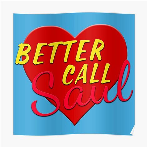 Pósters Better Call Saul Redbubble
