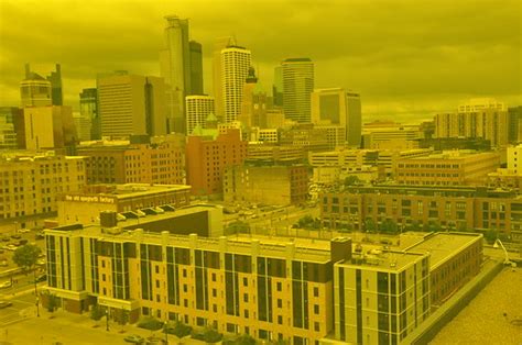 Overlooking Downtown Minneapolis In Yellow Guthrie Theater Flickr