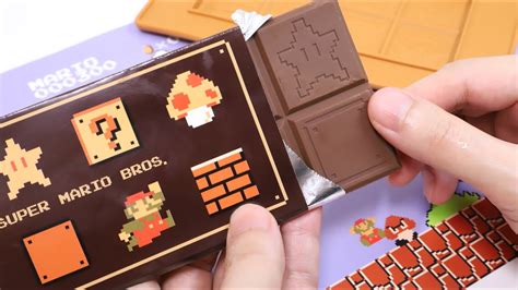 Cooking Super Mario Chocolate Bar With Silicone Mold Youtube
