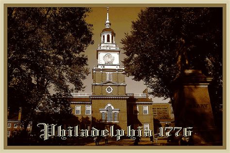 Old Philadelphia 1776 Independence Hall Photograph By Peter Potter